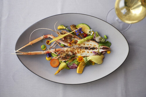 Lot de 2 assiettes ovales 35x22,3 cm poivre EQUINOXE